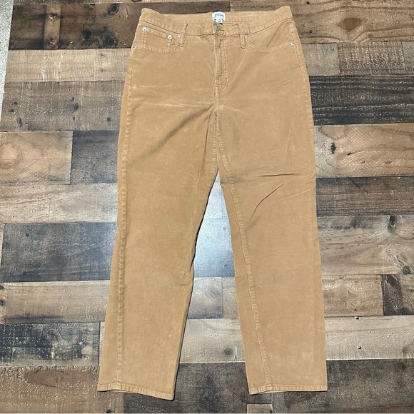 J. Crew Vintage Slim Straight Gold Corduroy Pants - Picture 5 of 7